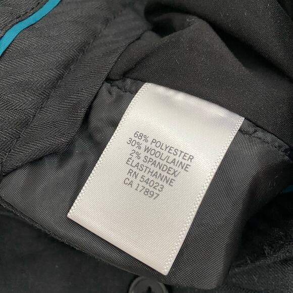 Banana Republic Factory Size 2 Short Charcoal Gray Wool Blend Dress Pants - Picture 12 of 13